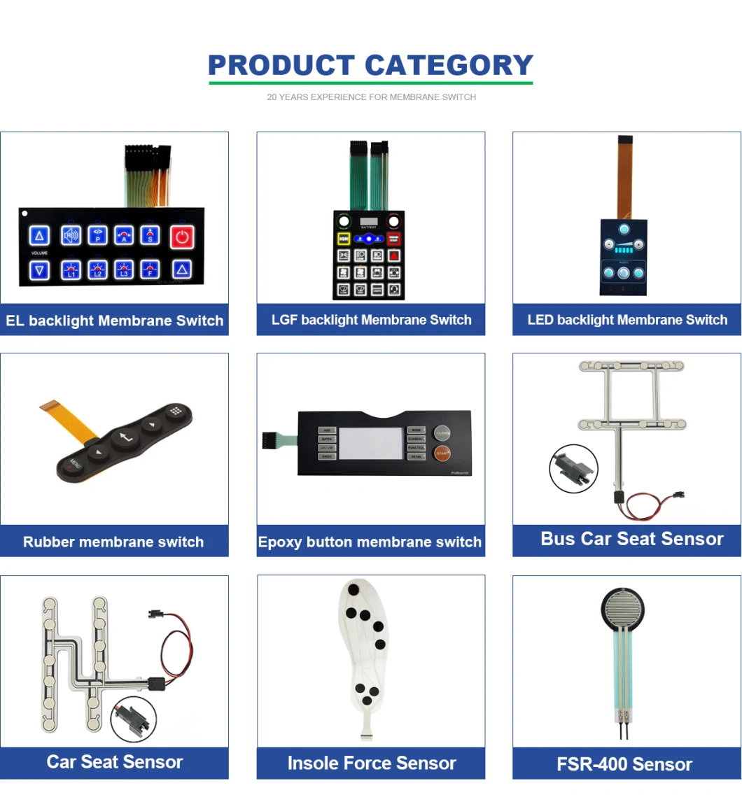 Custom New Fashion IP67 Capacitive Touch Membrane Switch in China